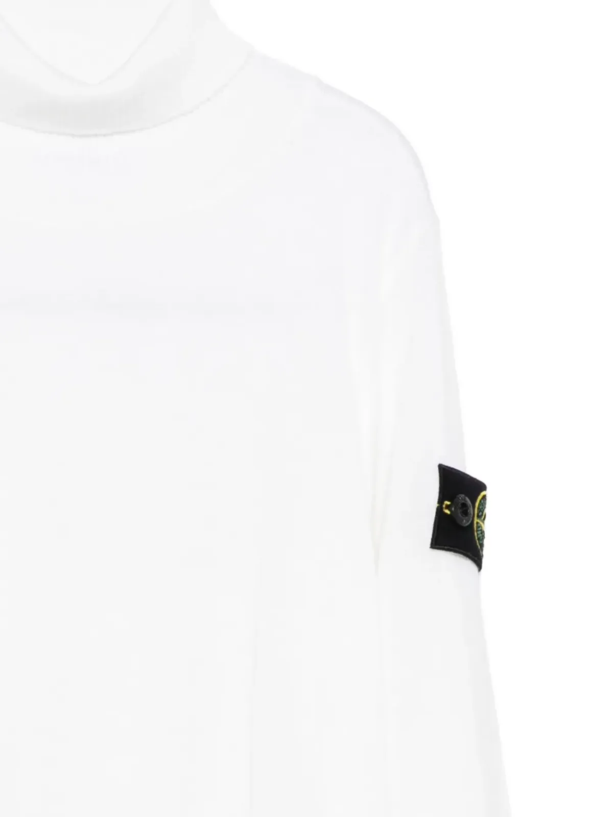 Stone Island Junior タートルネック ロゴパッチ セーター - 画像3