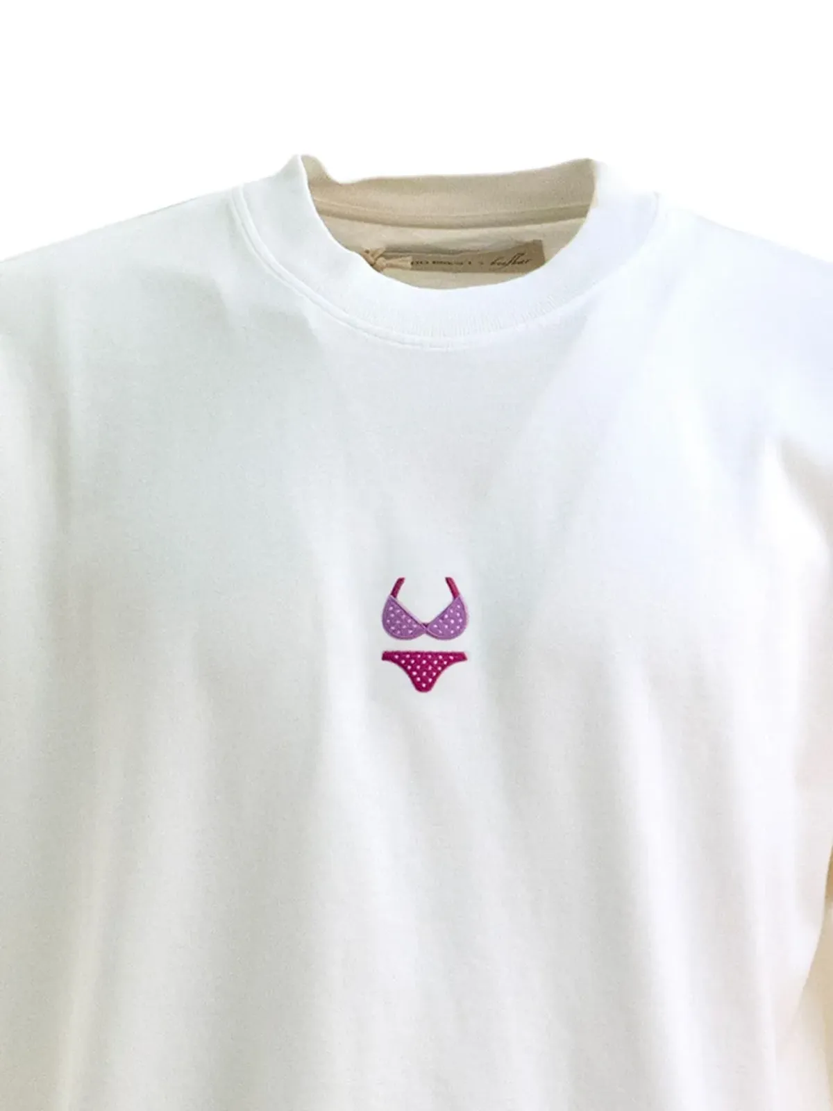 ALBERTO BRESCI 刺繍入りTシャツ - 画像2