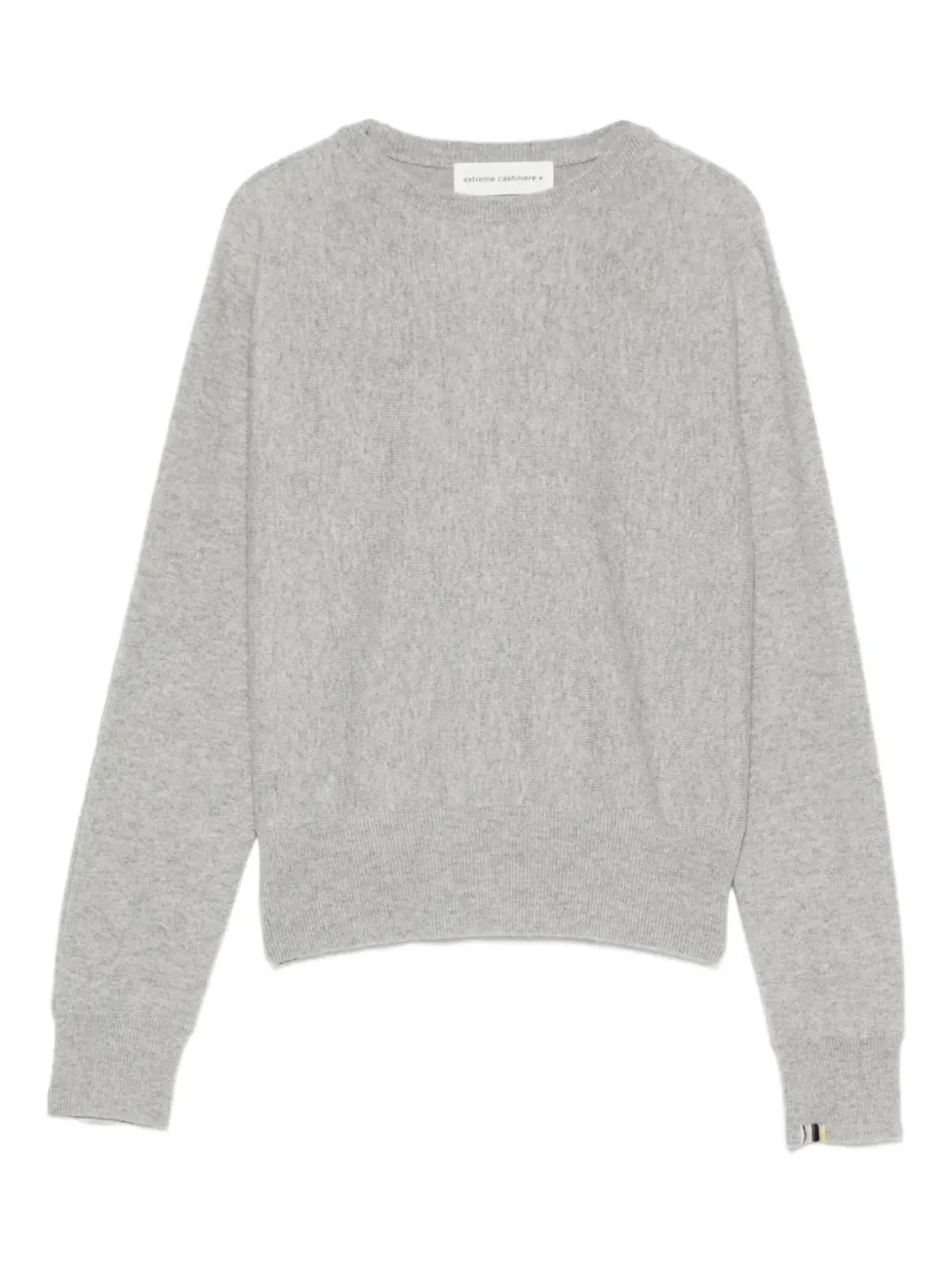 extreme cashmere クルーネック カシミヤ混セーター - グレー - 画像1