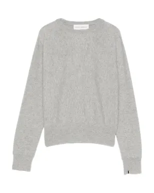 extreme cashmere クルーネック カシミヤ混セーター - グレー - サムネイル1