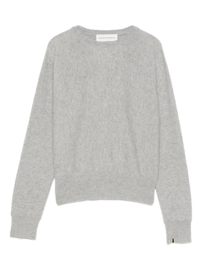 extreme cashmere extreme cashmere クルーネック カシミヤ混セーター - グレーの商品画像