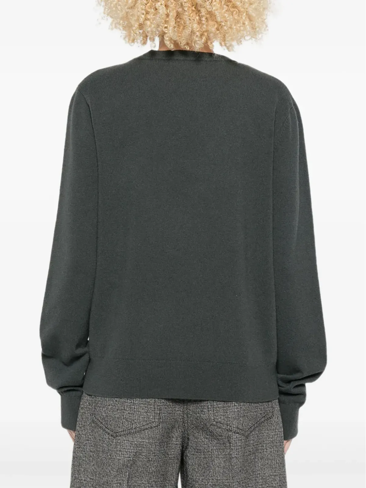 extreme cashmere ラウンドネック カシミヤ混紡セーター - 画像4