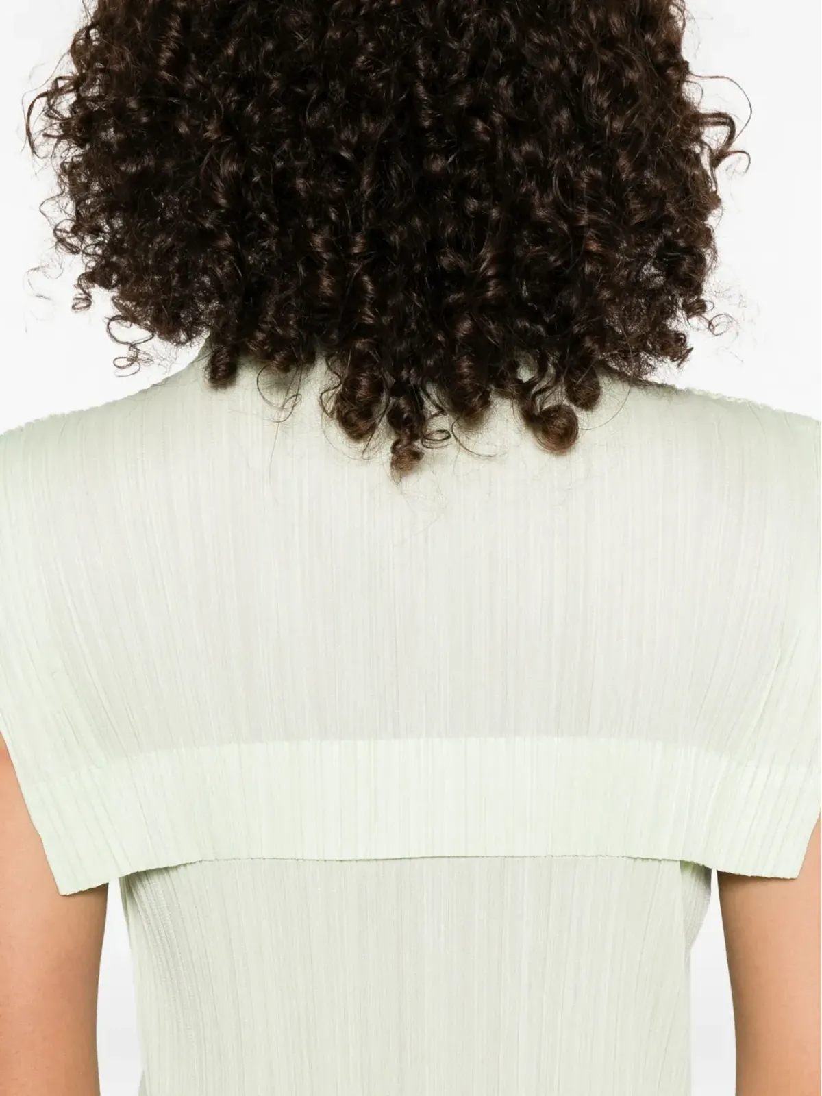 Pleats Please Issey Miyake モックネック・ミディドレス - 画像5