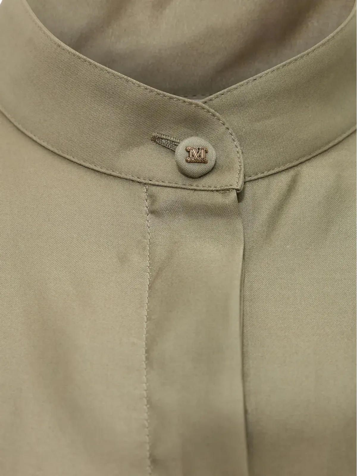 Max Mara マンダリンカラーシャツ - 画像3