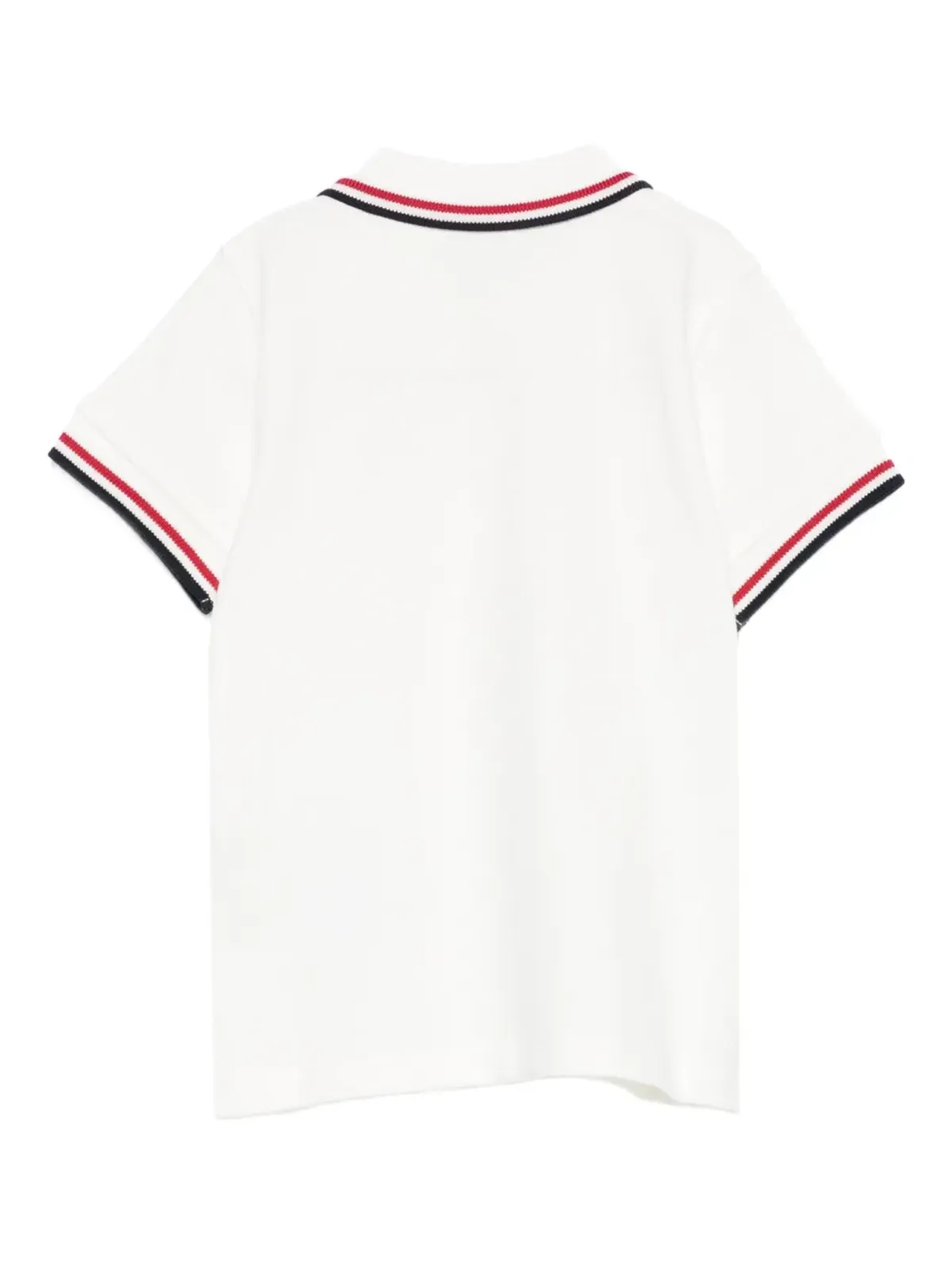 Moncler Enfant ロゴパッチ付きポロシャツ - White - 画像2