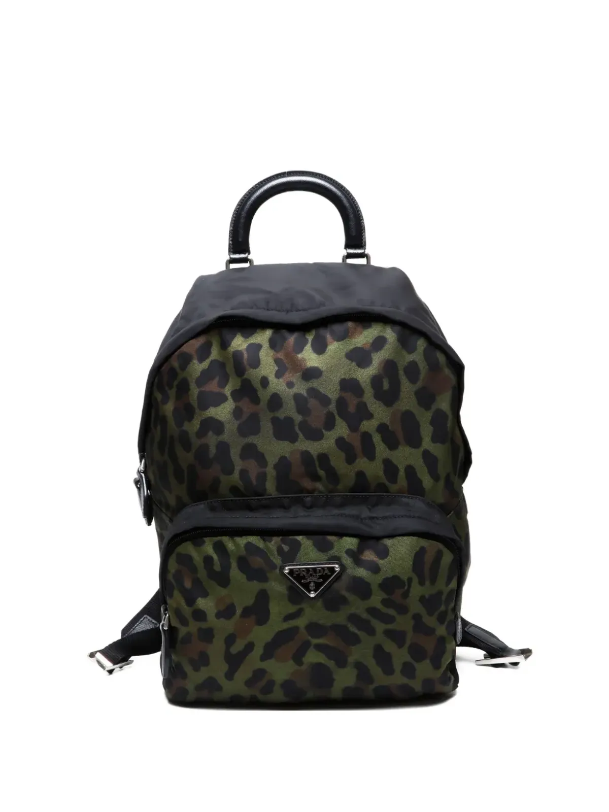 Prada Pre-Owned レオパード柄バックパック - 画像1