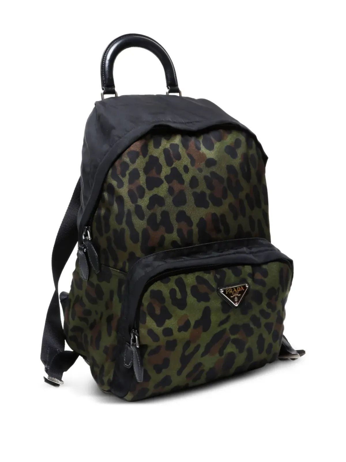 Prada Pre-Owned レオパード柄バックパック - 画像3