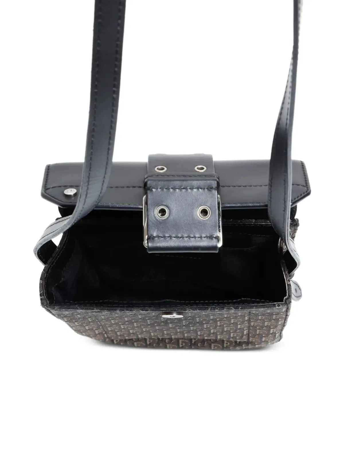Christian Dior ビンテージ 1990-2000 トロッター ショルダーバッグ - ブラック - 画像5