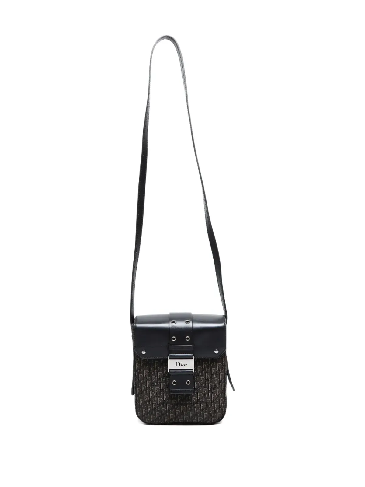 Christian Dior ビンテージ 1990-2000 トロッター ショルダーバッグ - ブラック - 画像4