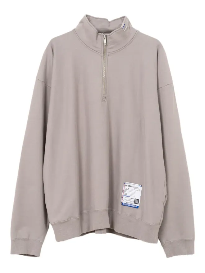 in･stru(men-tal). in･stru(men-tal). ハーフジップ ラベル スウェットシャツの商品画像