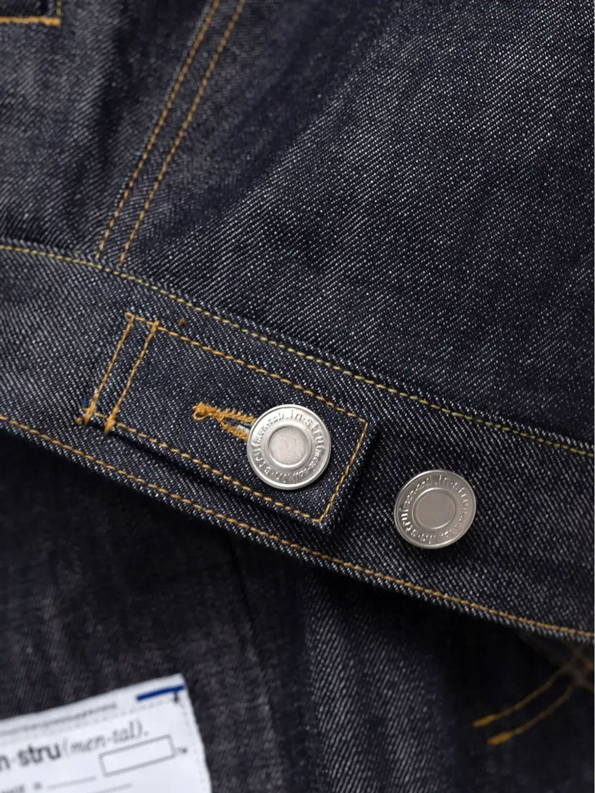in･stru(men-tal). セルヴィッジデニムジャケット - 画像5