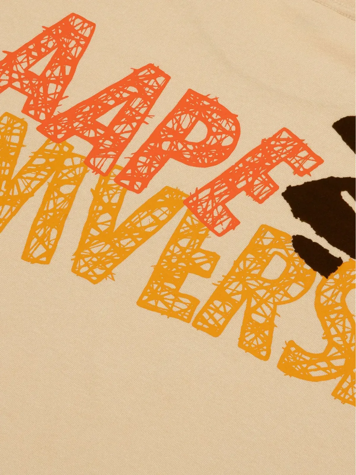 AAPE BY *A BATHING APE® AAPE Universe コットン Tシャツ - 画像3