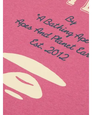 AAPE BY *A BATHING APE® ape head graphic T-shirt - Pink - サムネイル5