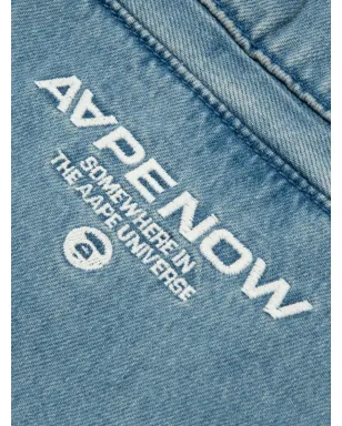 AAPE BY *A BATHING APE® ロゴアップリケ付きエラスティック レギュラージーンズ - サムネイル3