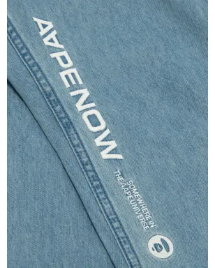 AAPE BY *A BATHING APE® ロゴアップリケ付きエラスティック レギュラージーンズ - サムネイル4