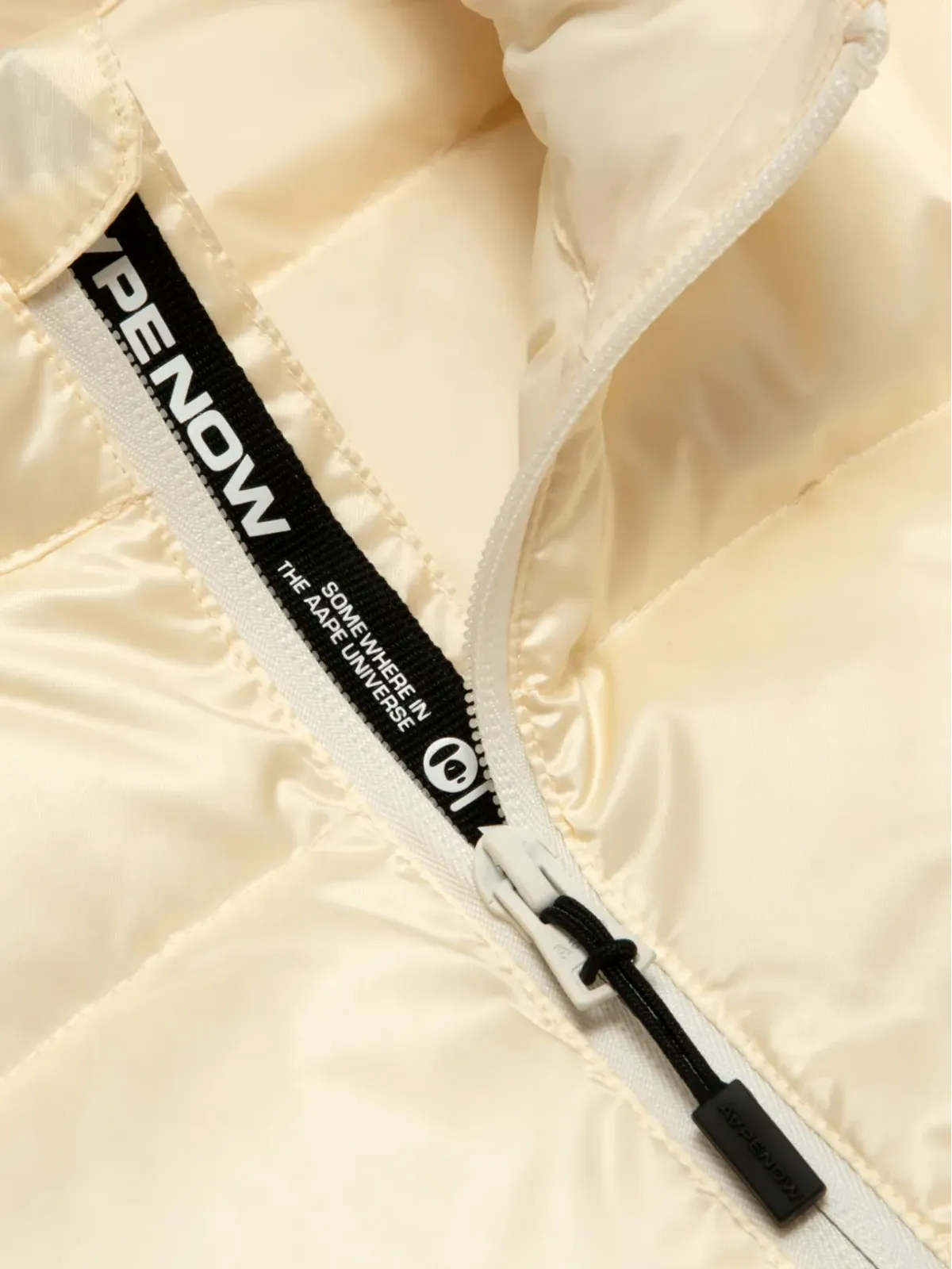 AAPE BY *A BATHING APE® キルティング ロゴプレート ジレ - 画像3
