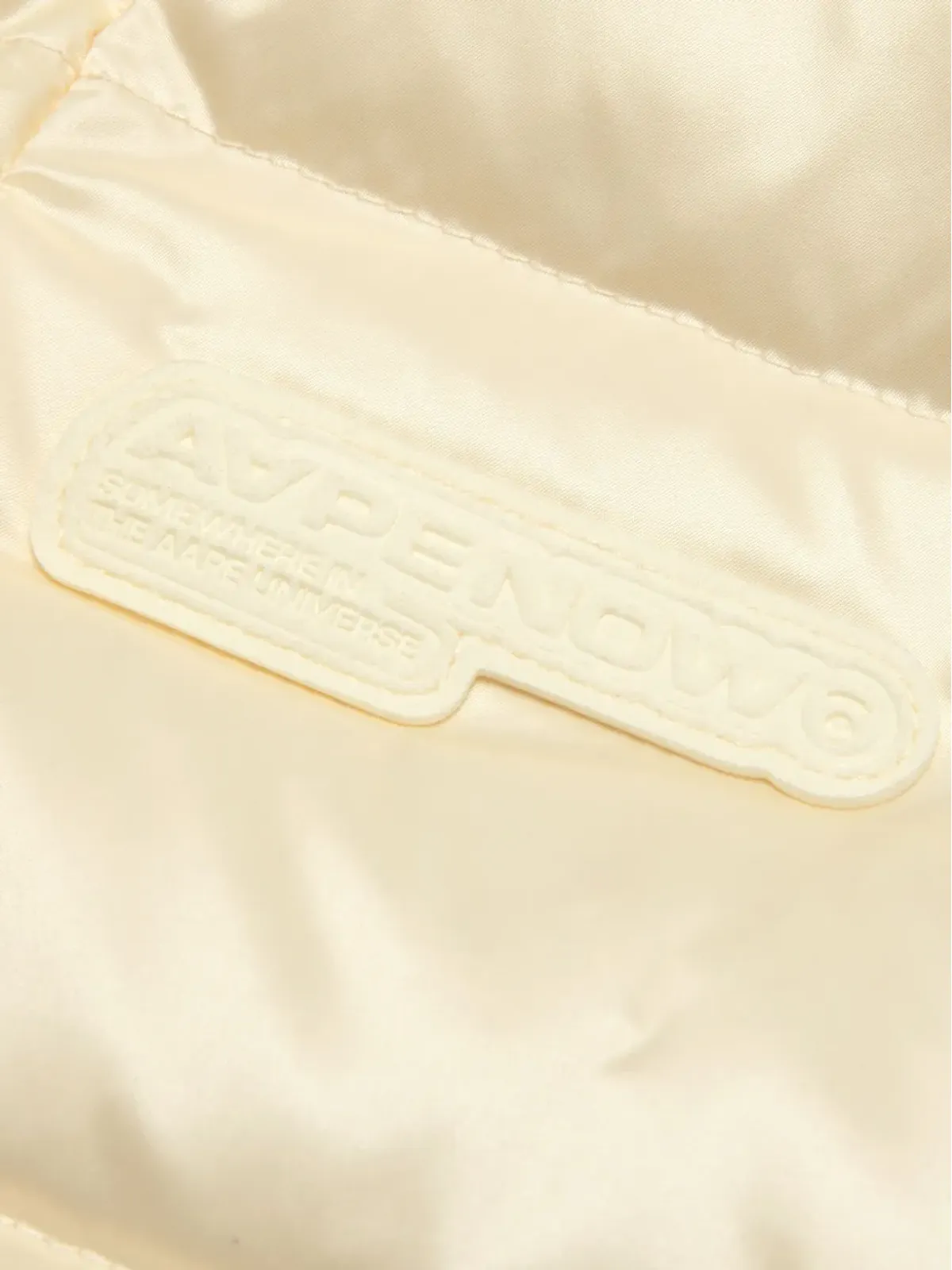AAPE BY *A BATHING APE® キルティング ロゴプレート ジレ - 画像4