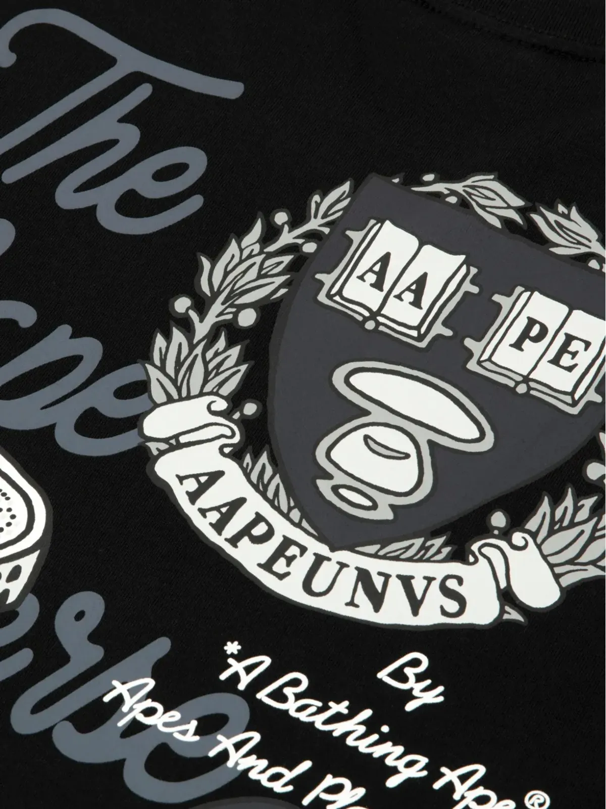 AAPE BY *A BATHING APE® エイプ ユニバーシティ風 Tシャツ - 画像5