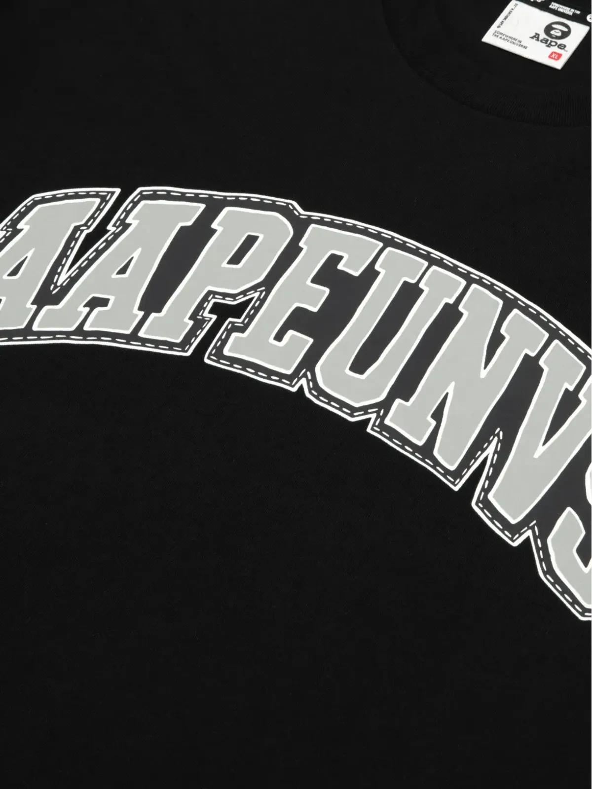 AAPE BY *A BATHING APE® エイプ ユニバーシティ風 Tシャツ - 画像3