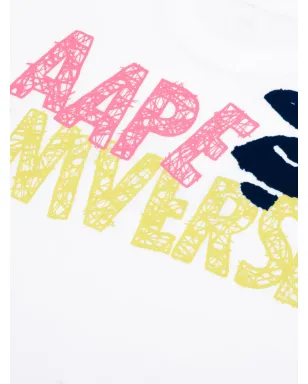 AAPE BY *A BATHING APE® aape universe graphic Tシャツ（ホワイト） - サムネイル5