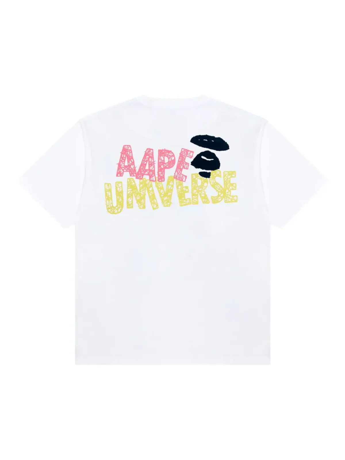 AAPE BY *A BATHING APE® aape universe graphic Tシャツ（ホワイト） - 画像2