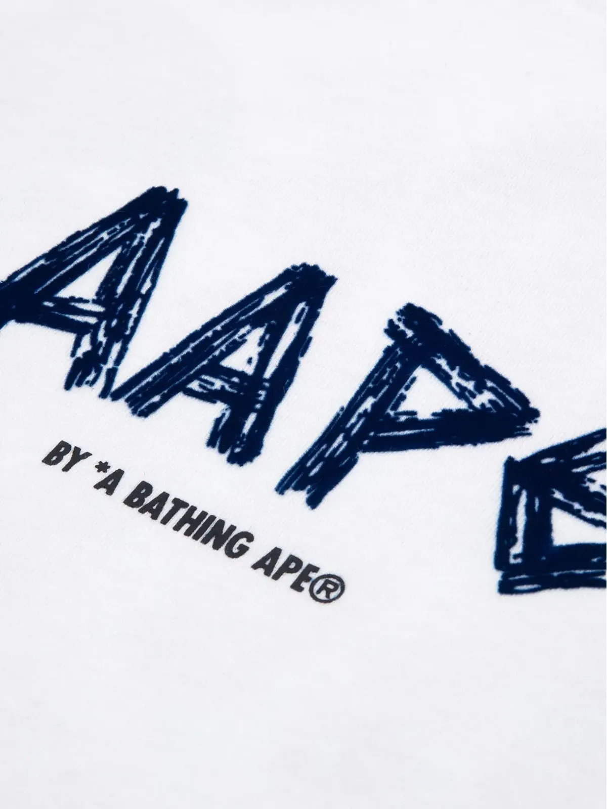 AAPE BY *A BATHING APE® aape universe graphic Tシャツ（ホワイト） - 画像3