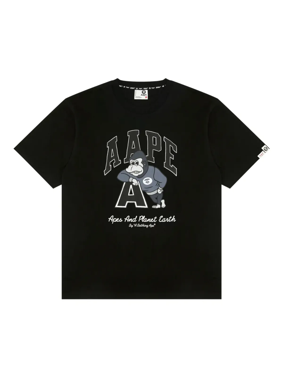 AAPE BY *A BATHING APE® ape graphic Tシャツ - 画像1