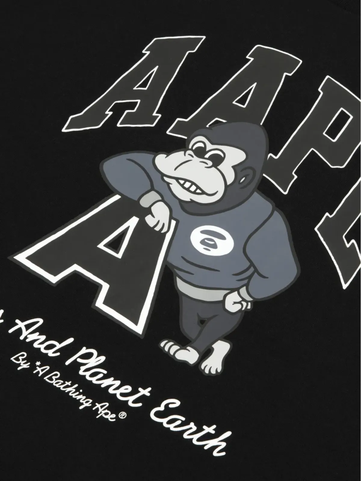 AAPE BY *A BATHING APE® ape graphic Tシャツ - 画像4