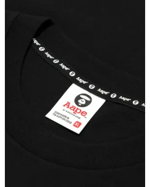 AAPE BY *A BATHING APE® AAPE UniverseプリントTシャツ - ブラック - サムネイル5