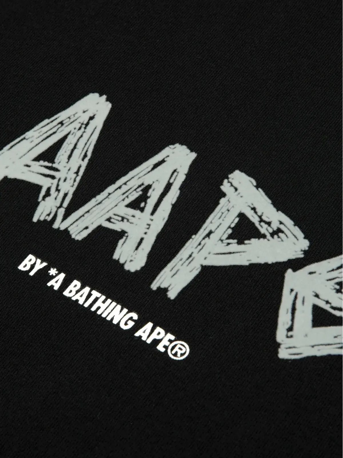 AAPE BY *A BATHING APE® AAPE UniverseプリントTシャツ - ブラック - 画像3
