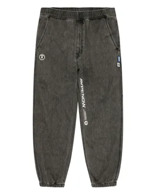 AAPE BY *A BATHING APE® ape now ロゴアップリケ レギュラージーンズ - サムネイル1