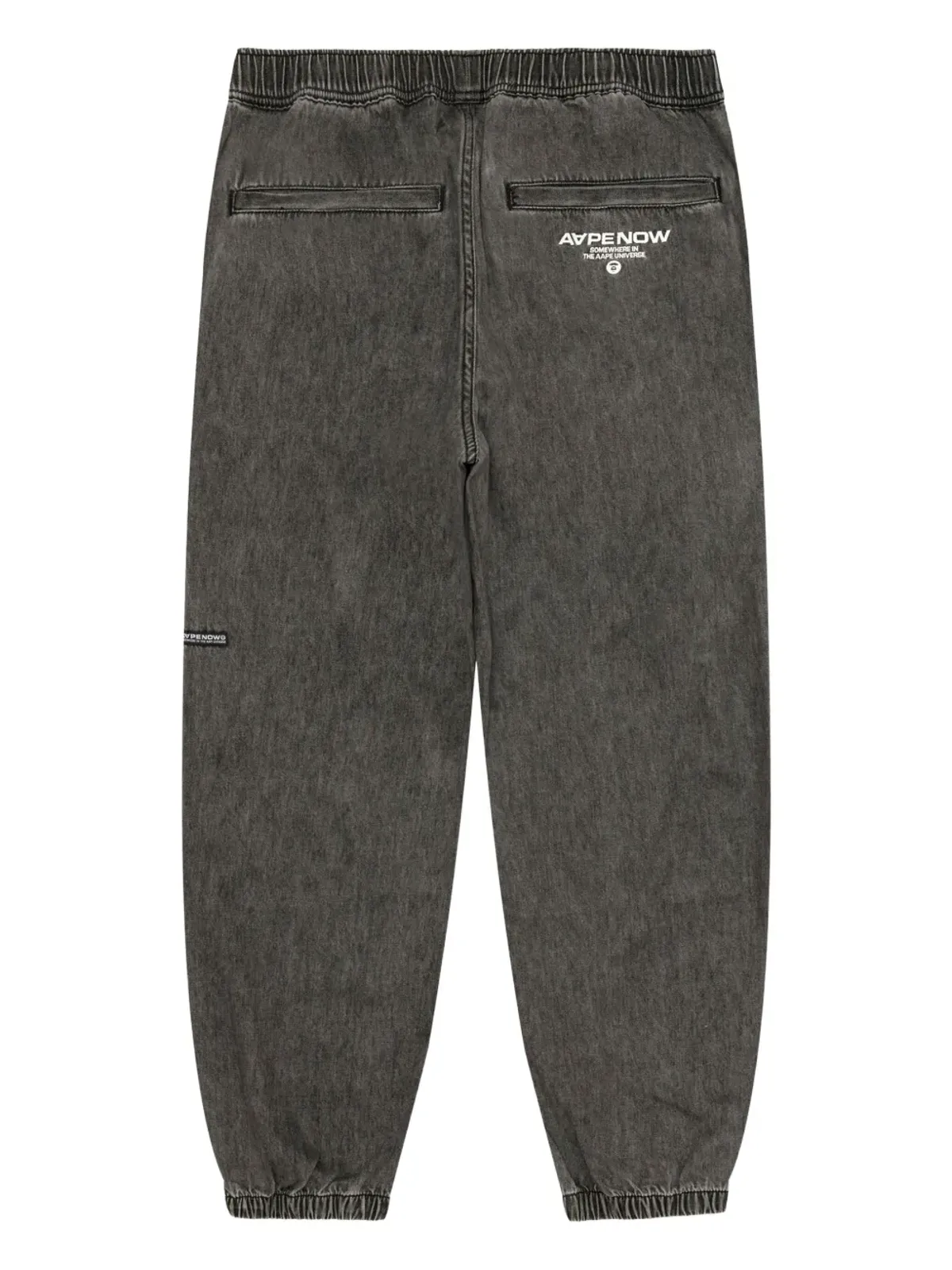 AAPE BY *A BATHING APE® ape now ロゴアップリケ レギュラージーンズ - 画像2