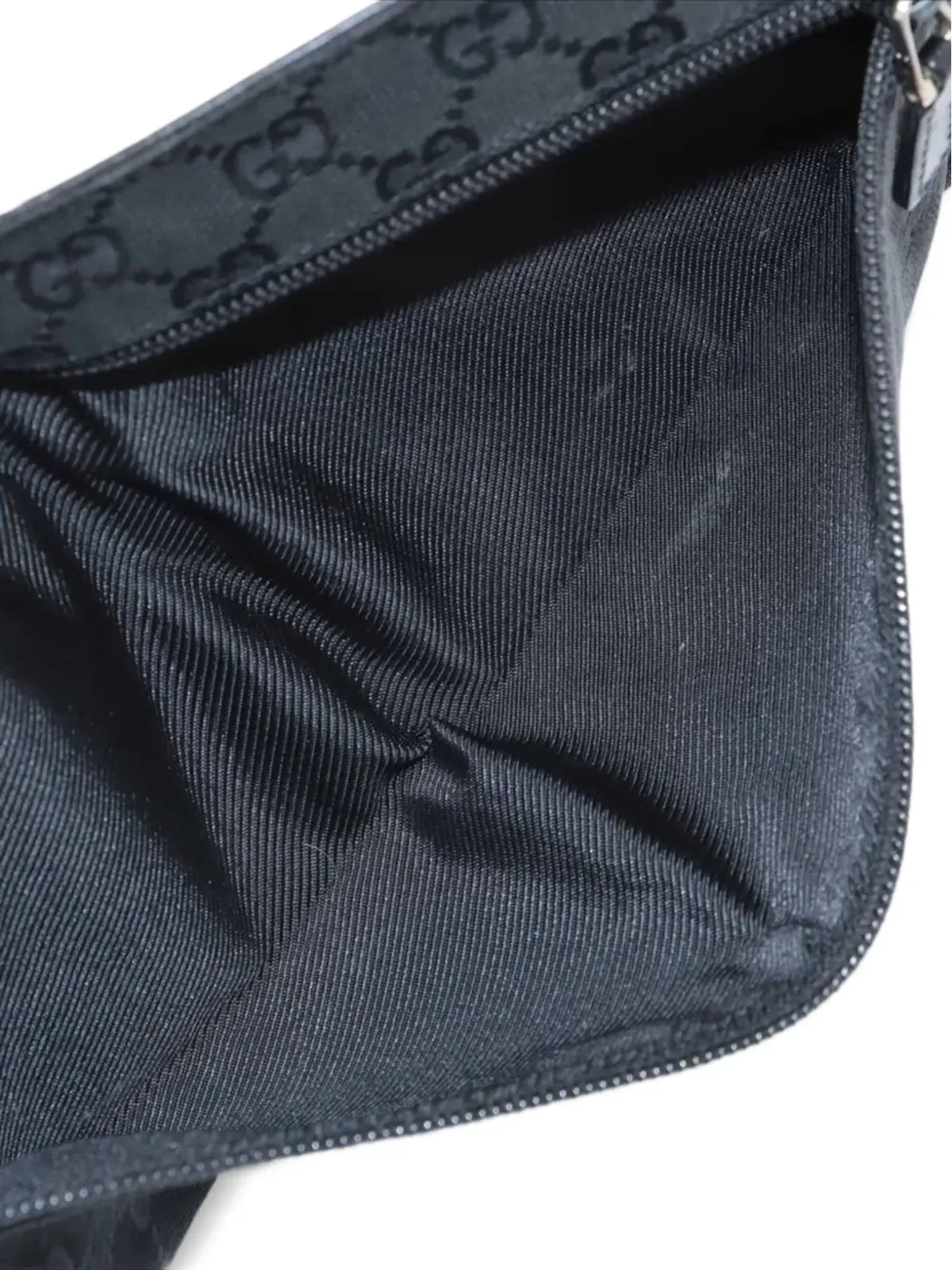 Gucci Pre-Owned 1990-2010s GGパターン ベルトバッグ - ブラック - 画像4