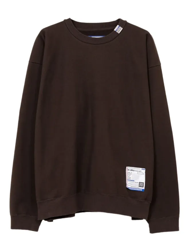 in･stru(men-tal). in･stru(men-tal). ロゴパッチ スウェットシャツの商品画像