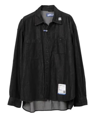 in･stru(men-tal). ロゴパッチ デニムシャツ - サムネイル1