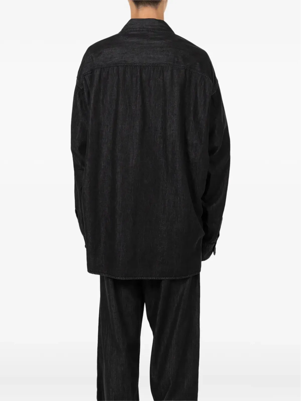in･stru(men-tal). ロゴパッチ デニムシャツ - 画像3
