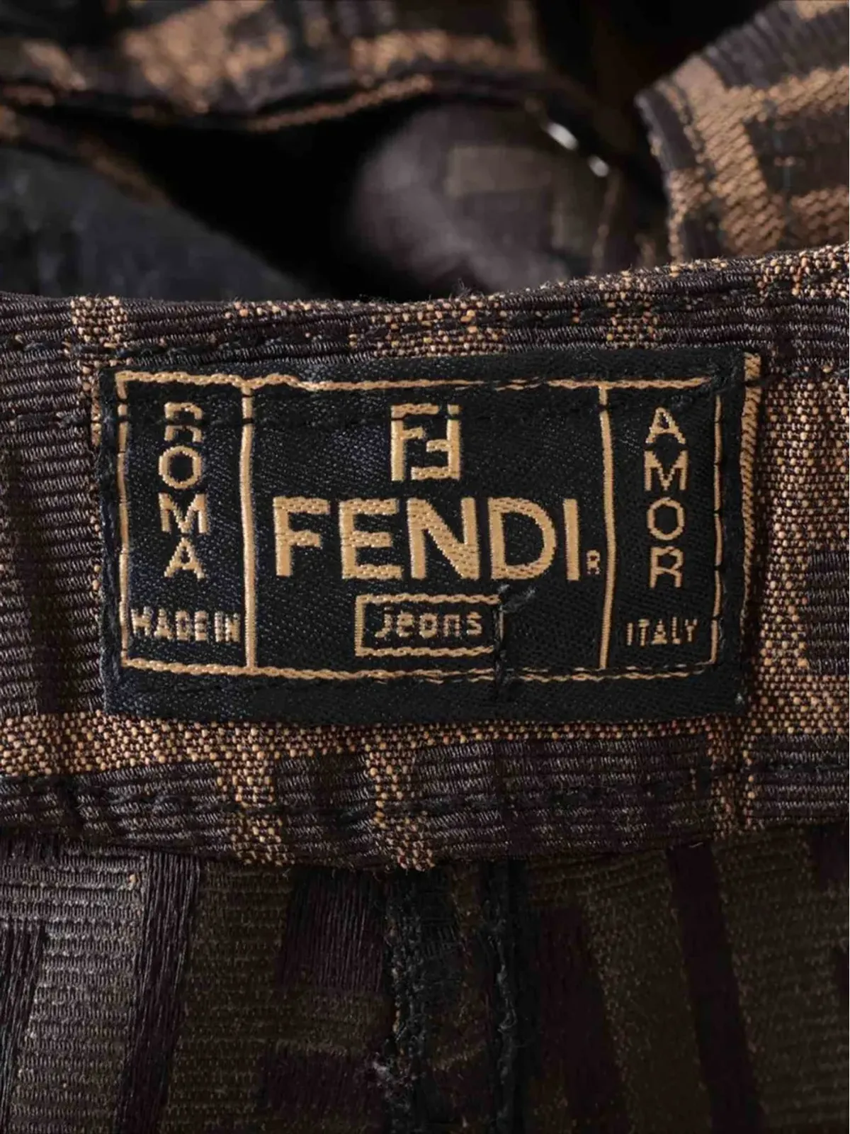 Fendi Pre-Owned Zucca柄スカート - 画像3