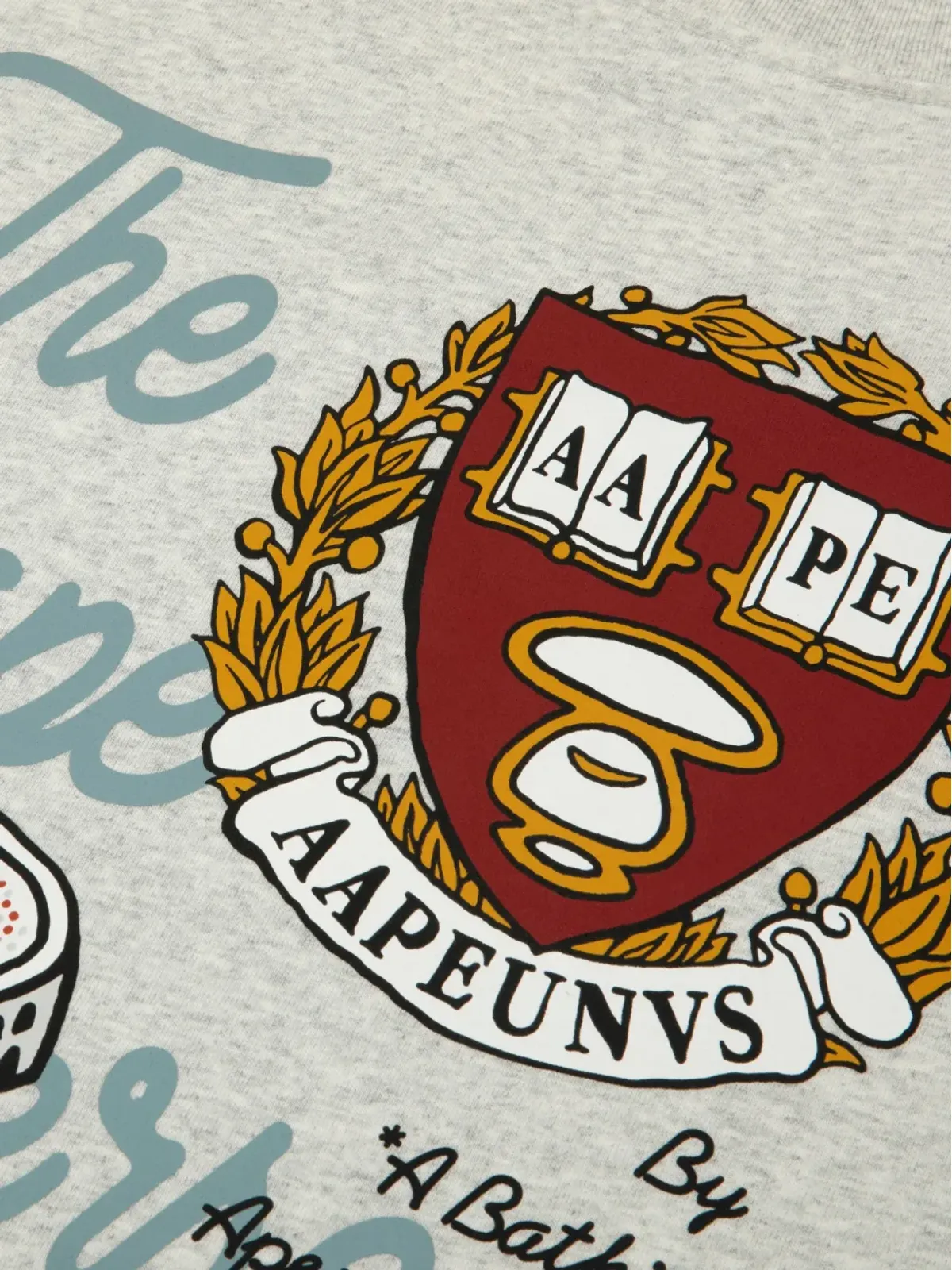 AAPE BY *A BATHING APE® アapeunvs カレッジ グラフィックプリント Tシャツ - 画像5