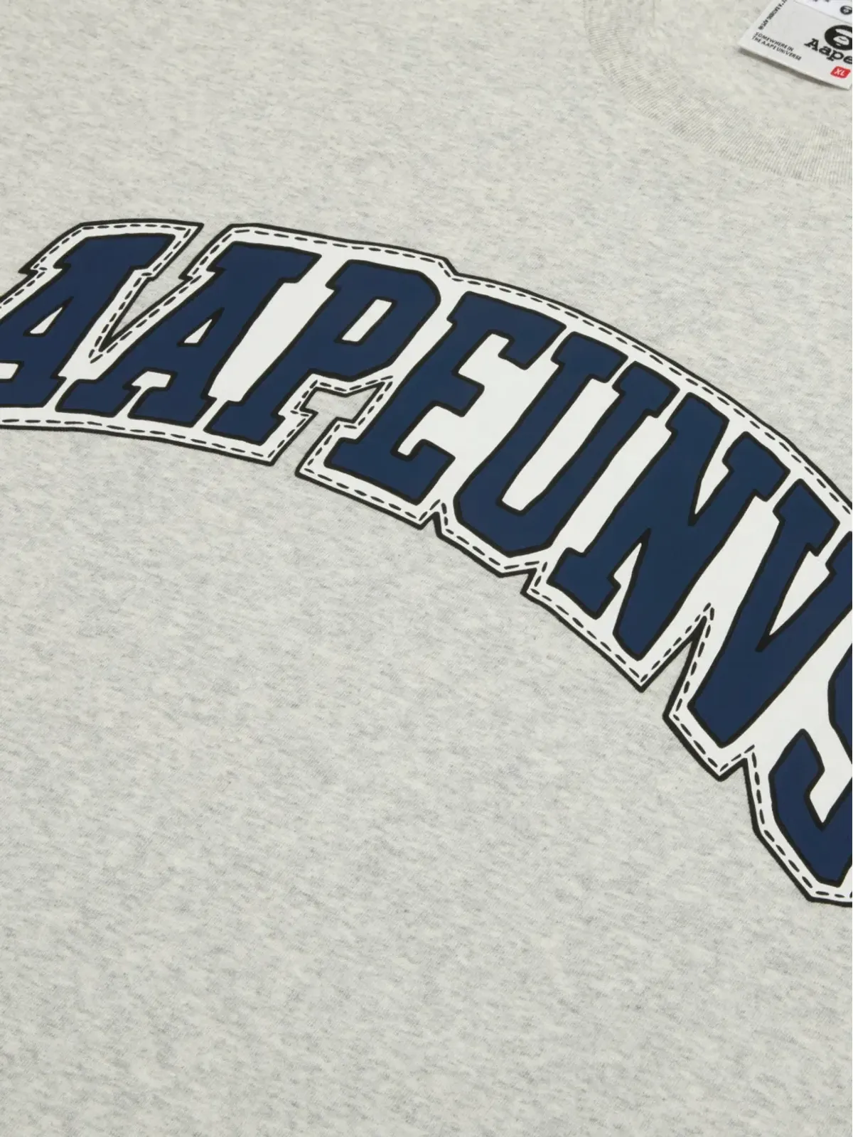 AAPE BY *A BATHING APE® アapeunvs カレッジ グラフィックプリント Tシャツ - 画像3