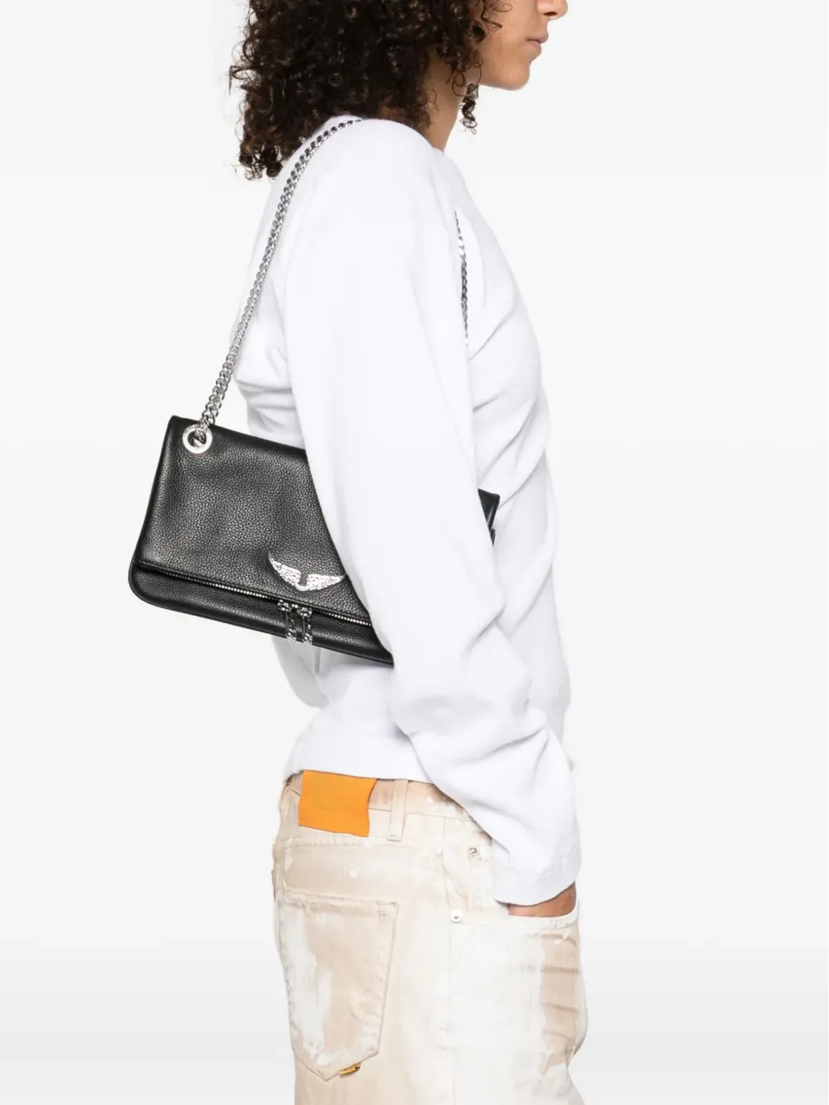 Zadig&Voltaire Rock II チェーンストラップ クロスボディバッグ - 画像2