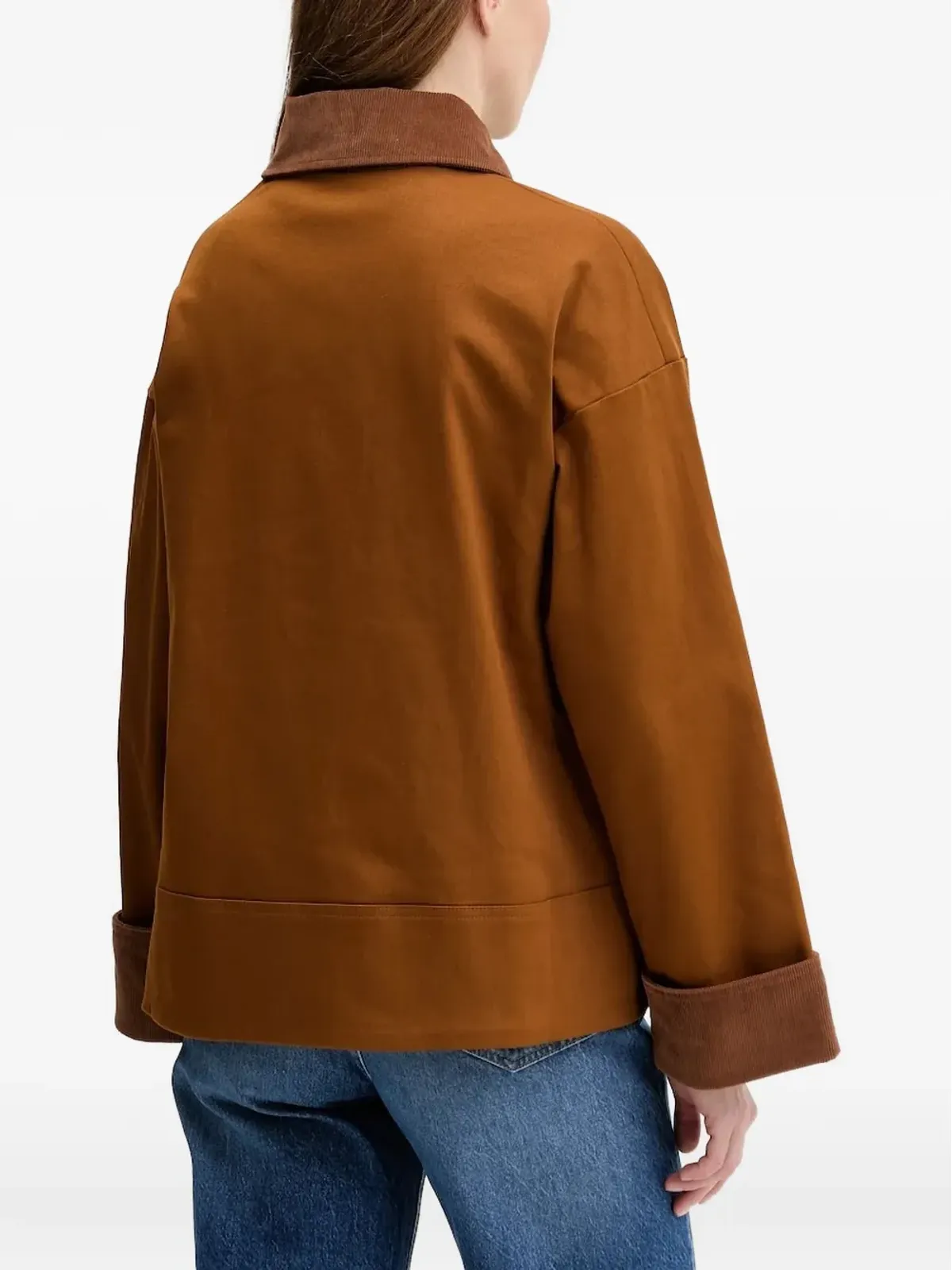 Barbour コーデュロイ襟付きボタンジャケット - 画像2