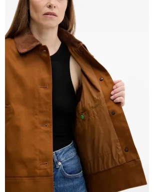 Barbour コーデュロイ襟付きボタンジャケット - サムネイル3
