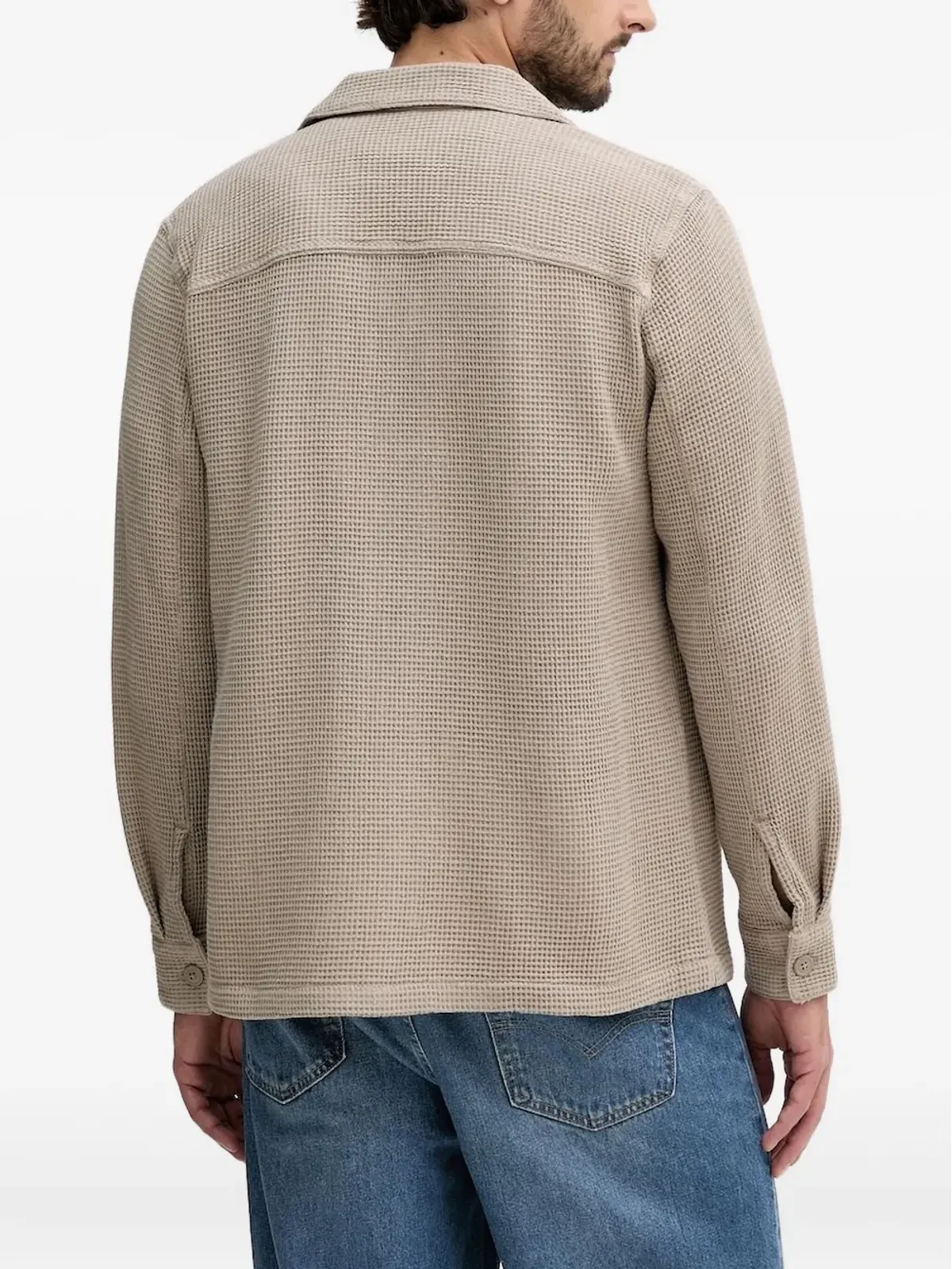 Barbour ワッフルテクスチャーシャツ - 画像2