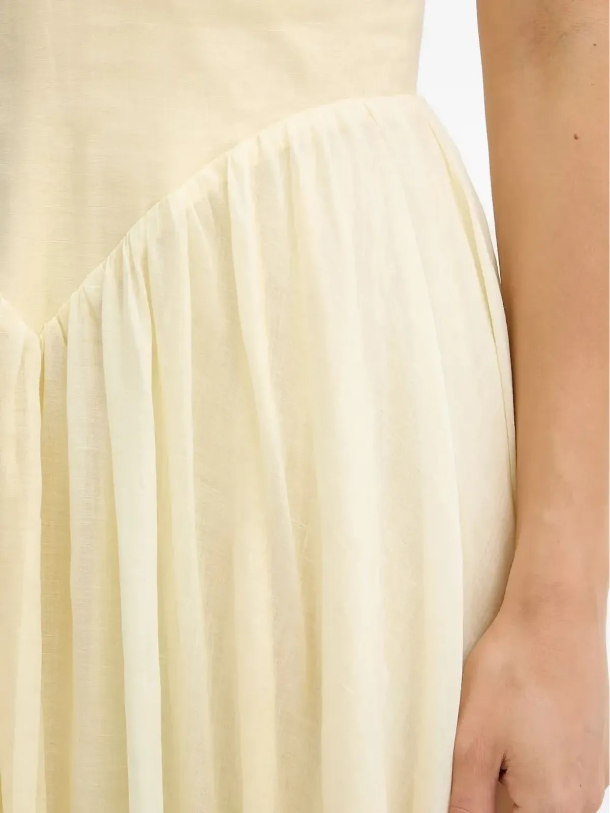 Bardot Arletha cross-back gathered maxi dress - Yellow - 画像4