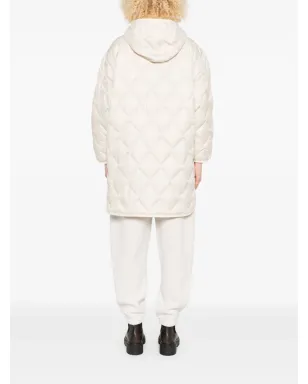 Woolrich キルティングフード付きコート - サムネイル4
