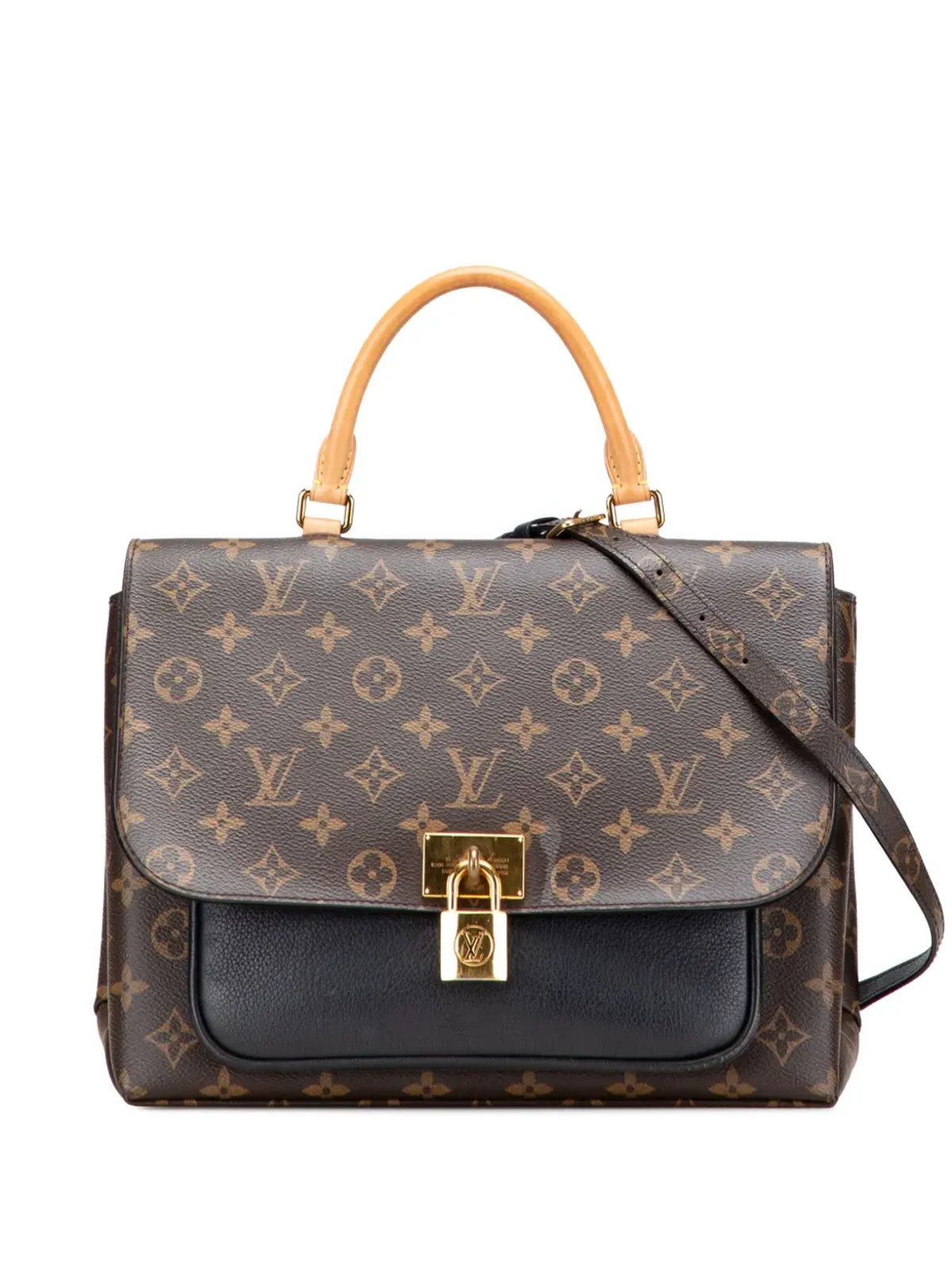 Louis Vuitton Pre-Owned モノグラム・マリニャン・サッチェル（ブラック） - 画像1