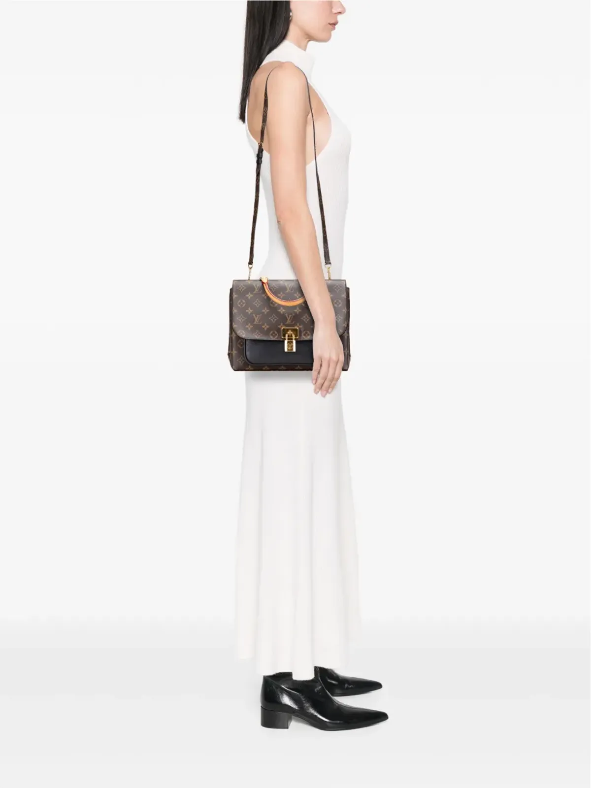 Louis Vuitton Pre-Owned モノグラム・マリニャン・サッチェル（ブラック） - 画像2