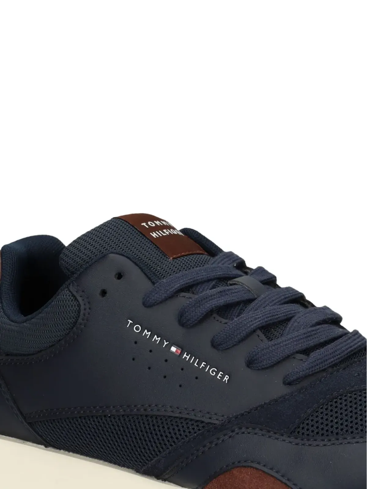 Tommy Hilfiger レザーパネルドスニーカー - 画像2