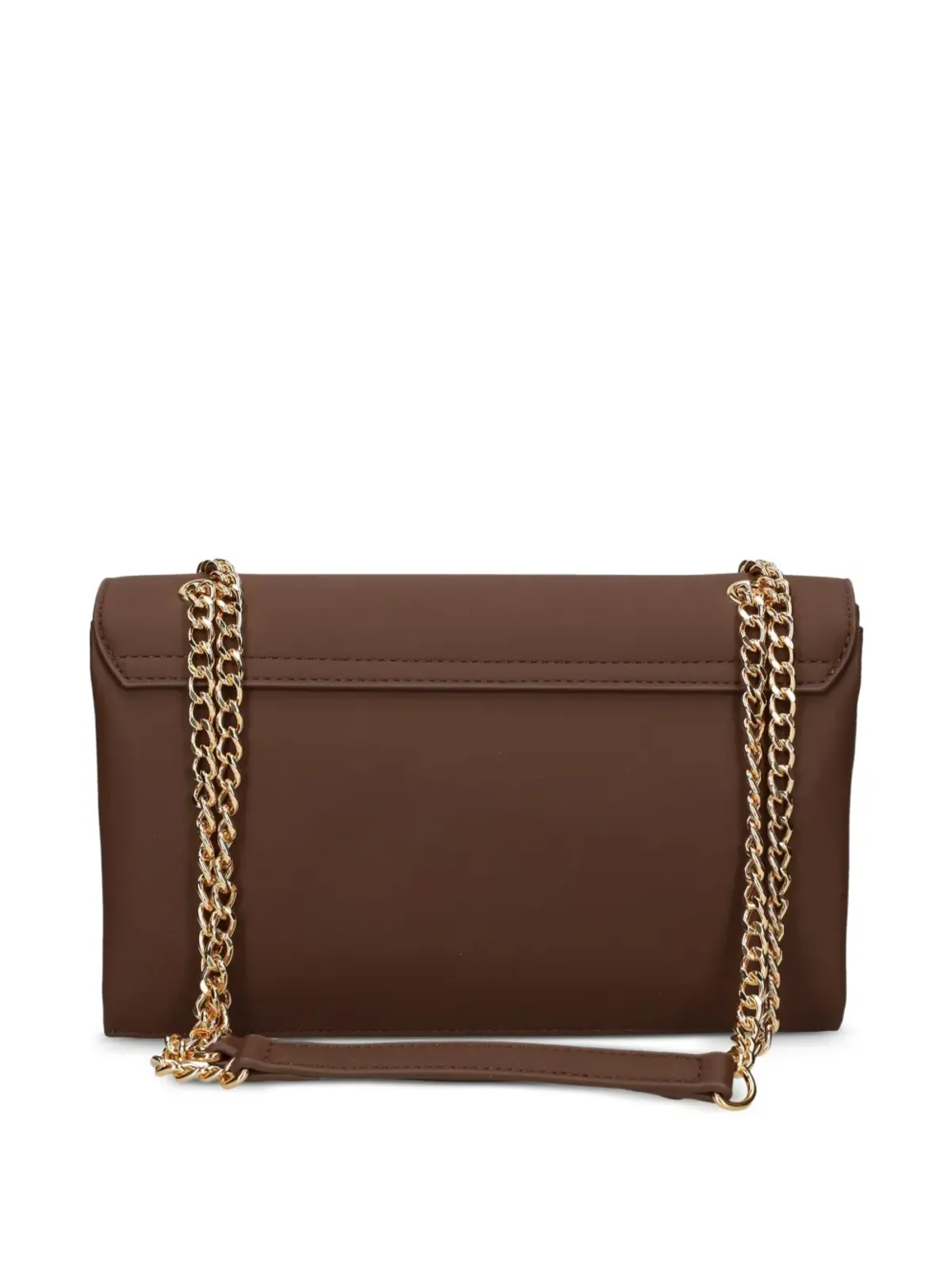 Love Moschino ロゴプレート チェーンストラップ クロスボディバッグ - Brown - 画像2