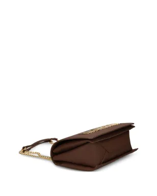 Love Moschino ロゴプレート チェーンストラップ クロスボディバッグ - Brown - サムネイル3